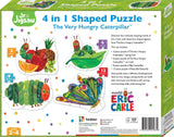 The Very Hungry Caterpillar - Shaped 4-in-1 Puzzles (3pc,6pc,9pc,12pc Jigsaws)