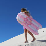 Sunnylife: Kids Surf Mat - Dolphin Surf Co Pink Stripe