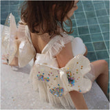 Sunnylife: Kids Inflatable Arm Bands - Cotton Candy Glitter