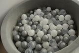 Ball Pit with 200 Play Balls - Grey