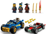 LEGO Ninjago: Rogue vs. Drix Race Car Duel - (71840)