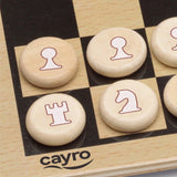 Wooden Chess in Metal Box